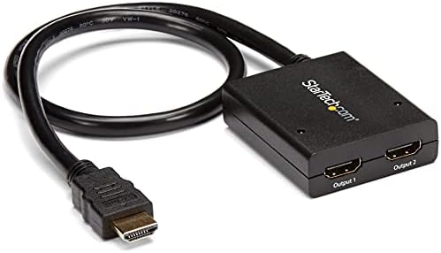 Startech.com 4K HDMI Splitter 1 ב -2 בחוץ & .com 50 רגל מהירות גבוהה HDMI כבל m/m