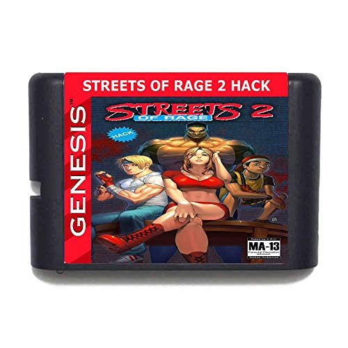 רחובות זעם 2 האק כרטיס משחק 16 סיביות MD עבור Sega Mega Drive עבור Genesis ntsc בלבד