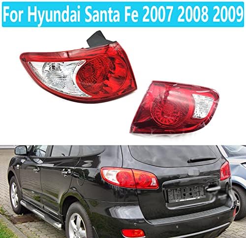 עבור יונדאי סנטה פה 2007 2008 2009, בלם אחורי ברכב אור זנב מנורה מנורה ללא נורה מעטפת ערפל 924022B000 924052B000 924012B000