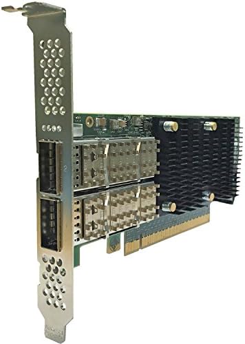 Chelsio Communications T62100-SO-CR 2-Port 40/50/100GBE מתאם שרת פרופיל נמוך מתאם, PCI-E X16 GEN 3, 32K CONN QSFP28